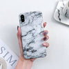 Coque iPhone 6 Plus/6S Plus Marbre Blanc - coque-de-marbre