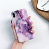Coque Iphone 7 Plus/ 8 Plus Marbre Violet - coque-de-marbre