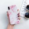 Coque Iphone XS Marbre Rose - coque-de-marbre